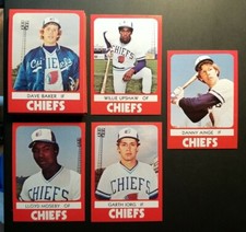1980 TCMA Syracuse Chiefs Team Set (Ainge, Moseby, Upshaw, Iorg) 23 Cards