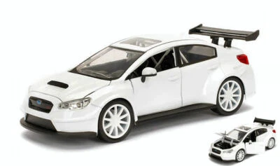 Mr. Little Nobody's Subaru Wrx Sti Fast & Furious 8 White 1:24 Model JADA TOYS - Immagine 1 di 4
