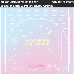 BLACKPINK THE GAME WEATHERING WITH BLACKPINK QRCard+Photocard+Etc+Tracking Num - Picture 1 of 5