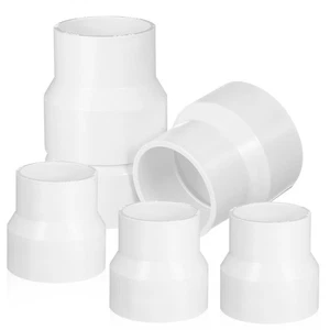  6 piezas conectores de PVC accesorios de tubería de riego acoplamientos de sistema - Imagen 1 de 13