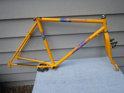 Vintage 20" Specialized Rockhopper Mountain Bike Frameset EXTRAS Butted YELLOW - Image 1 of 4