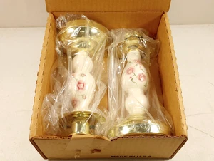 Home Interior Gifts Metal and ceramic candlestic holders #8850 New - Picture 1 of 8