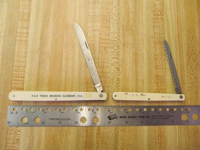 Lote de 2 cuchillos Schrade N.Y. Melon Foto 1 de 4