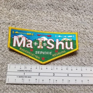 Lodge 363 Ma I Shu Service WWW Patch Order Of The Arrow OA c - Picture 1 of 2