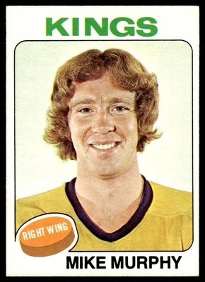 1975-76 Topps MIKE MURPHY #52 Los Angeles Kings - Image 1 of 2