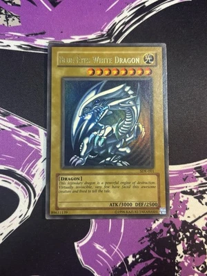 Yugioh Blue-Eyes White Dragon SDK-001 Ultra Rare Unlimited LP Starter Deck Kaiba - Image 1 of 2