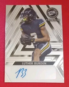 Luther Burden /99 Autograph 2024 Press Pass Premium #BA-LB2 Rookie Auto - Picture 1 of 3