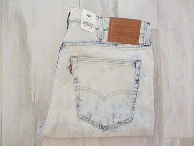 Levi's Premium 512 Skinny Taper (2021), Big E, Acid Wash, 38x30, NWT, $108 MSRP - Image 1 of 4