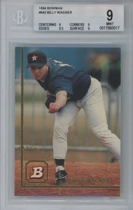 1994 Bowman Billy Wagner #642 Rookie BGS 9 - Picture 1 of 2