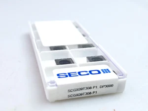 SECO SCGX 09T308-P1 DP3000 Carbide Drilling Inserts (Box of 10) - Picture 1 of 5