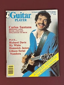 Revista para guitarristas 1978 portada de Carlos Santana, Andrés Segovia, Gibson #s - Imagen 1 de 6