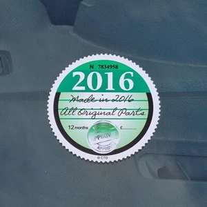2016 Green Tax Disc Replacement Retro Vinyl Sticker Decal For Car Window 75x75mm - Bild 1 von 1