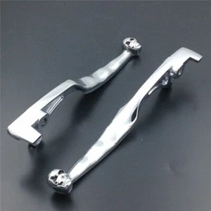 Hand Brake Clutch Skull Levers for Kawasaki Vulcan 1500 1600 Mean Streak Classic - Picture 1 of 5