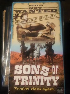 Sons of Trinity VHS Promotional Screener Western Comedy New shrink wrapoed! - Picture 1 of 1
