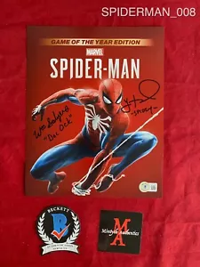 William Salyers e Yuri Lowenthal firmato 8x10 foto Spider-Man videogioco - Foto 1 di 1