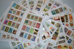 Lotto Stock Accumulo Francobolli Italia Russia Germania Svizzera 42 Fogli - Picture 1 of 9