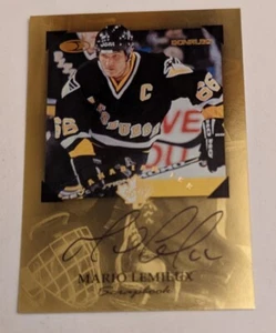 Mario Lemiuex Scrapbook Card 1996. Autographed. 179/1200. Very Fine condition - Picture 1 of 2