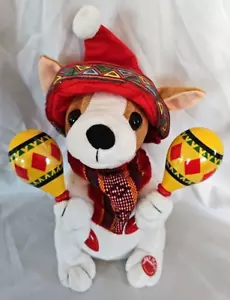 Animato Mariachi Chihuahua cucciolo peluche cane che scuote maracas che canta macarena - Foto 1 di 4