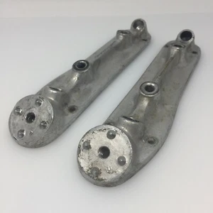 Set of 2 Sure-Grip Supreme Deluxe L & R Skate Plates Size 3 Used Skate Parts - Picture 1 of 10
