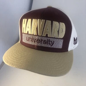 Gorra de colección Adidas HARVARD University CRIMSON Snapback Trifoil - Imagen 1 de 7