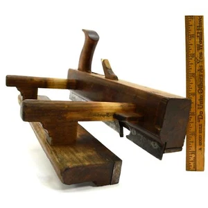 Antiker "JOHN BELL PHILAD" Komplexer HOLZ KOMBI FORMHOBEL ausgefallen RAR - Bild 1 von 12