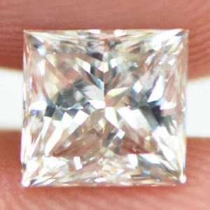 Princess Cut Diamond Natural Loose G VS2 Certified Enhanced Polished 0.96 Carat - Picture 1 of 8