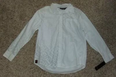 Camisa Tony Hawk Blanca Manga Larga Botón Delantero Deportiva Para Hombre-Talla M Foto 1 de 4