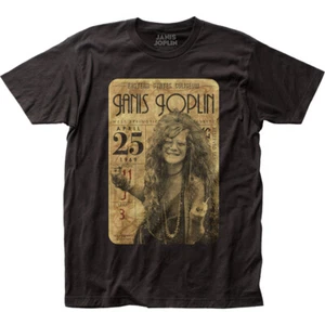 Janis Joplin Concert Ticket 1969 Rock Soul Blues Men's Fitted Jersey JOP05 - Picture 1 of 3