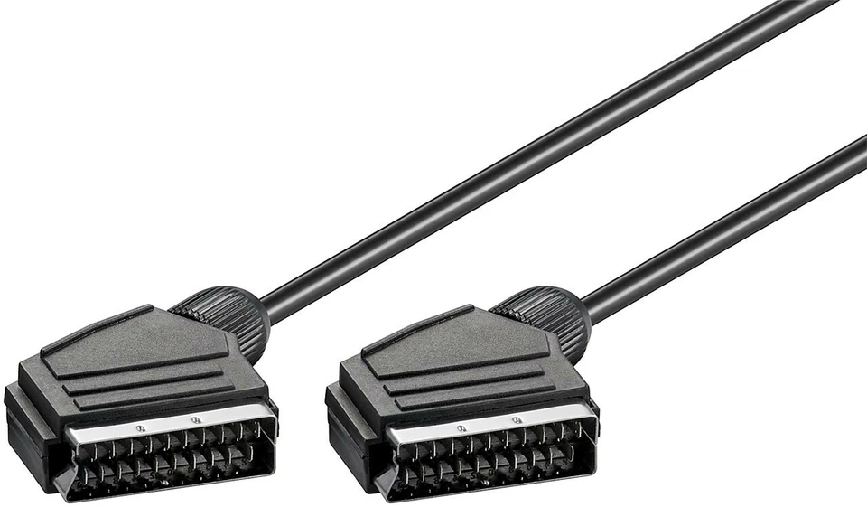 1,5 m Scart Kabel Scartkabel Verbindungskabel 21-pol Anschlusskabel Scartstecker - Bild 1 von 1