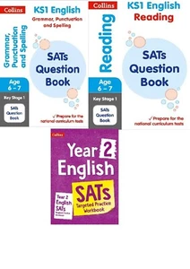 Collins KS1 English SATs books Practice Bundle for the 2022 Exams - Imagen 1 de 4