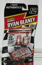 2022 RYAN BLANEY #12 BODYARMOR RACED NASCAR AUTHENTICS WAVE 1 1/64 CAR W/CARD