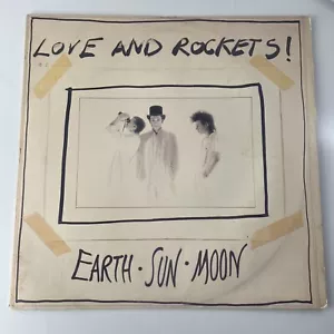 Love And Rockets – Earth • Sun • Moon - Vinyl LP - Rock / New Wave VG - Picture 1 of 6