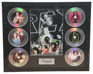 T.REX MEMORABILIA FRAMED PICTURE PRESENTATION DISC SET LEGENDS OF MUSIC UK - Picture 1 of 8