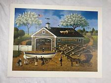 Charles Wysocki Print Signed & Numbered 1799 Dahlia Dinalhaven Makes a Dory Deal