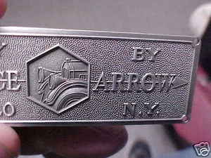 Pierce Arrow 3-D Body Builders Data Plate Buffalo New York 1903 - 1930s - Picture 1 of 4