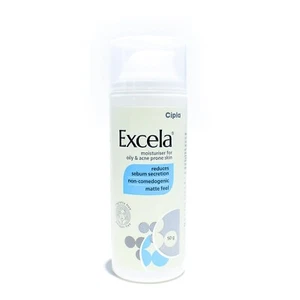 Cipla Excela Moisturiser | Oily & Acne Prone Skin Reduces Sebum Secretion | 50 G - Picture 1 of 5