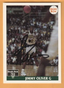 Jimmy Oliver Purdue Boilermakers Auto Firmado 1991 Primera Fila Morrilton Arkansas - Imagen 1 de 2
