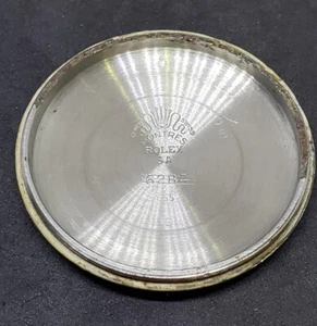 Rare 1955 Rolex Semi-Bubbleback Ref. 6284 Stainless Steel Caseback Part - Picture 1 of 2