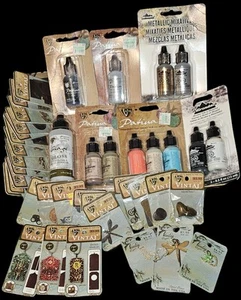 Vintaj Patina Large Lot Metal Paint for Jewelry Charms Findings NEW $250 Value - Picture 1 of 16
