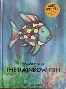 RARE! 1st Abby Winner HC Ed. The Rainbow Fish Marcus Phister Book 1992 ACCPTABLE - Imagen 1 de 9