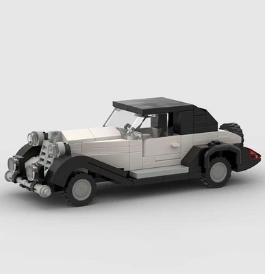 Custom MOC Lego Classic Rolls Royce Wraith 155 Piece Building Brick Car - Image 1 of 4