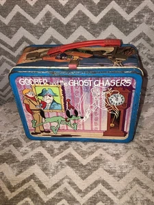 VINTAGE 1974 INCH HIGH PRIVATE EYE GOOBER and THE GHOST CHASERS LUNCH BOX - Picture 1 of 8