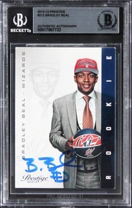 Wizards Bradley Beal Authentic Signed 2012 Prestige #212 Rookie Card BAS Slabbed - Picture 1 of 2