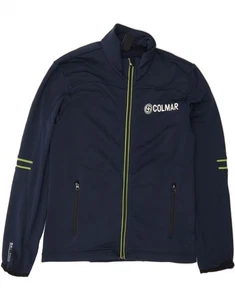 COLMAR Mens Tracksuit Top Jacket Medium Navy Blue AZ01 - Picture 1 of 4