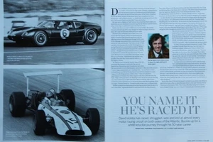 Original CC 2009 extracted mag article: DAVID HOBBS Racing Legend 50-year career - Picture 1 of 2