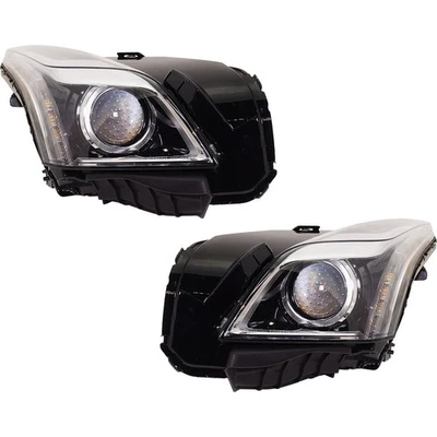 Driver & Passenger Headlight Fits Cadillac CTS 2014-2019 Sedan Halogen w/ Bulbs Foto 1 de 4