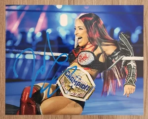 Zelina Vega Signed 8x10 Photo WWE Smackdown RAD - Picture 1 of 1