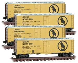 Micro-Trains MTL N-Scale Great Northern/WFE Mechanical Reefers - Runner 4-Pack - Picture 1 of 1