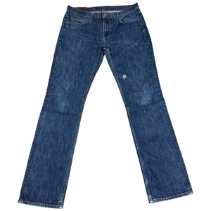 J Brand Kane Slim Straight Fit Blue Jeans Men's 33x32 Distressed Casual 90s Y2K - Picture 1 of 4