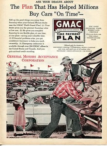 1954 Print Ad of GMAC Time Payment Plan State Fair Pig - Picture 1 of 2